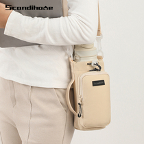 Outdoor travel water glass bag inclined cross insulated cup bag cover hand portable kettle bag water glass cover protective sleeve back