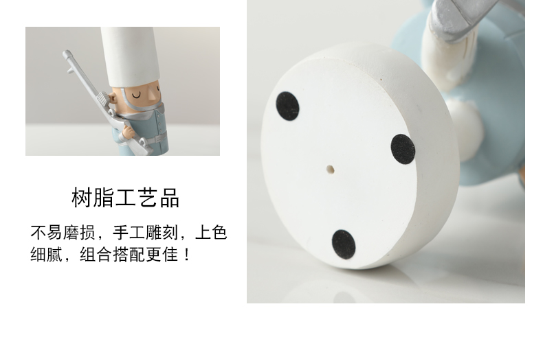 Nutcracker bù nhìn người lính trang trí nhà sáng tạo phòng khách TV tủ trang trí phòng hiển thị đạo cụ chụp trang tri phong tro