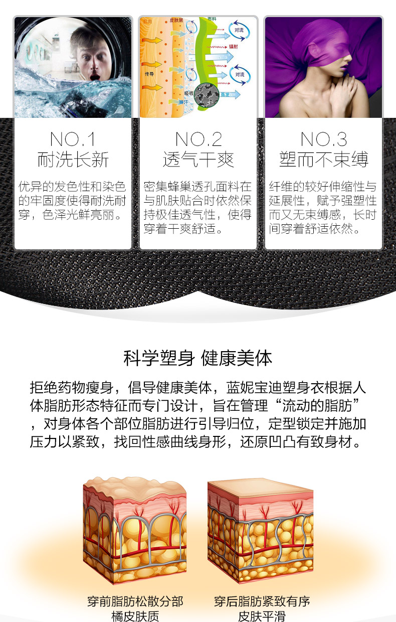 Sous-vêtement minceur T3892 en nylon - Ref 709621 Image 13