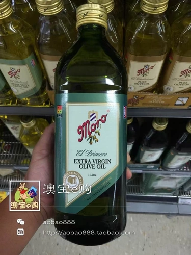 Австралийская прямая почтовая почта Moro Extra Virgin Olive Oil Extra Virgin Испанское оливковое масло 1 л 1л