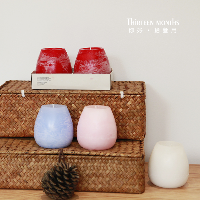 Aromatic candles Classic classic column colourless birthday candles wedding European home