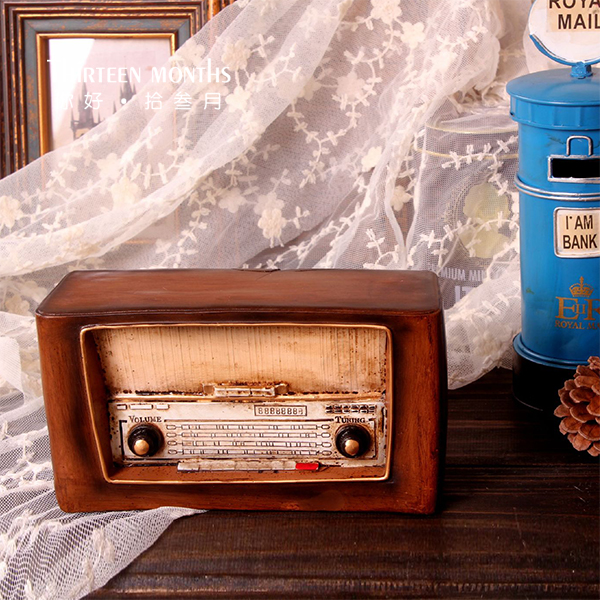 Nostalgia Radio Retro Make Old Style Old Fashioned Crafts Swing Accessories Shop Shop Window Home Decoration Goods