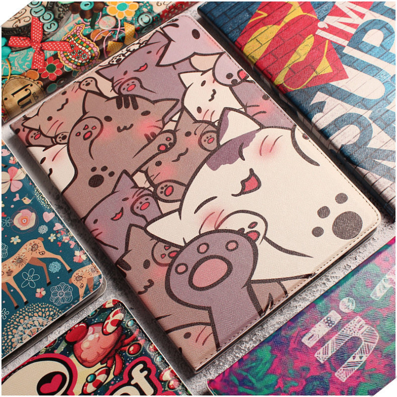 ipad bảo vệ tay áo ipad2018 tablet mới vỏ air1 2017 của Apple 9,7 inch air2 cent WTA cartoon đỏ A1822 A1893 A1566 mỏng ipad5 / 6 - Phụ kiện máy tính bảng máy tính bảng kèm bàn phím