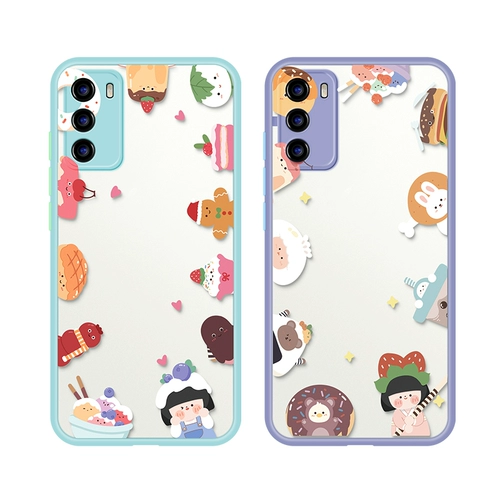 Десерт Yuanyuanjun подходит для чехла для мобильного телефона Huawei p40pro p30, интернет-знаменитости, нового продукта, комплексного объектива mate30, ультратонкой женской модели mate20, милого 5g, против падения, для индивидуального творчества