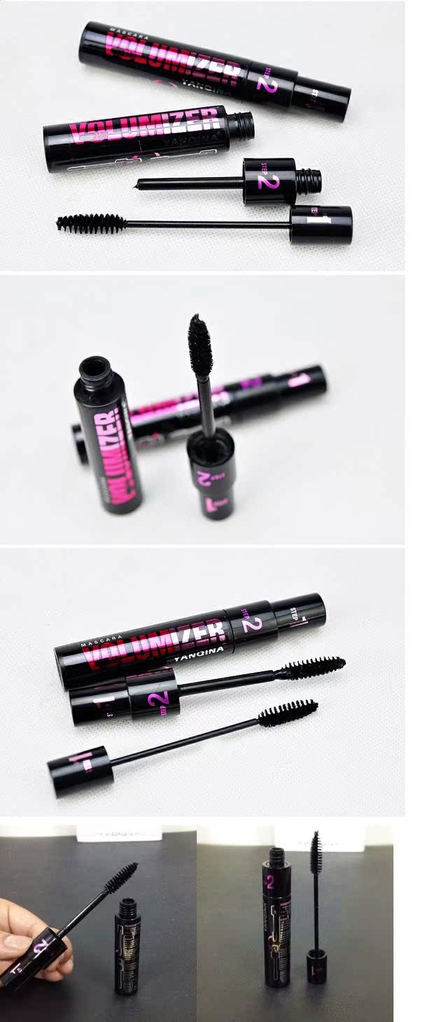 9,9 hiệu ứng kép có thể điều chỉnh kép sử dụng mascara dài tự nhiên uốn dày không thấm nước không nở công cụ làm đẹp - Kem Mascara / Revitalash masscara kiss me