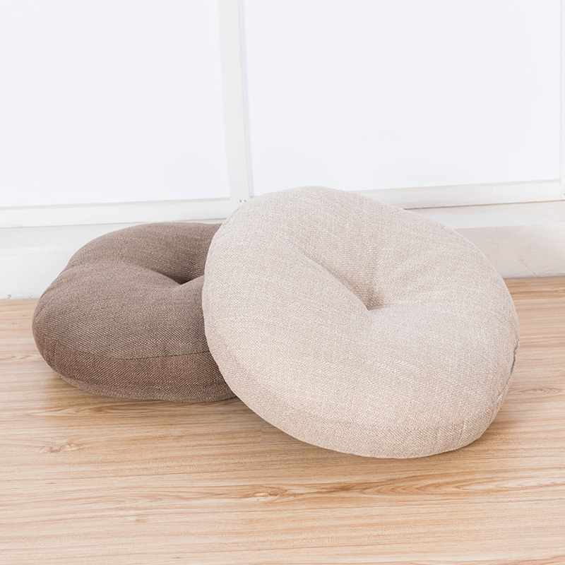 Day Style Linen Thickening Bushel Cushion Chair Cushion cushion Zen mat Floating Window Mat Yoga Mat Round Cushion 