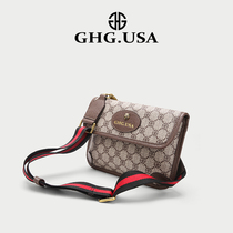 Hong Kong GHG counter womens bag tiger head chest bag 2021 new fashion big-name envelope bag shoulder messenger bag