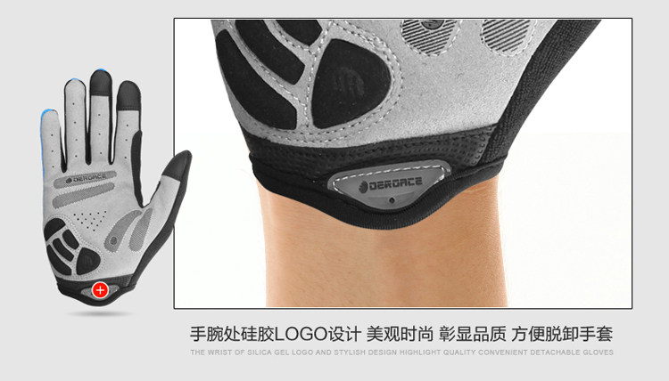 Gants pour vélo mixte DEROACE - Ref 2240287 Image 35