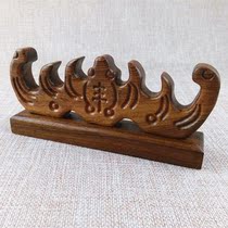 Vin House Four Precious Red Wooden Bat Brush Pen with large brush Mountain grabbing pen holder pen frame pen hanging brush pen drag