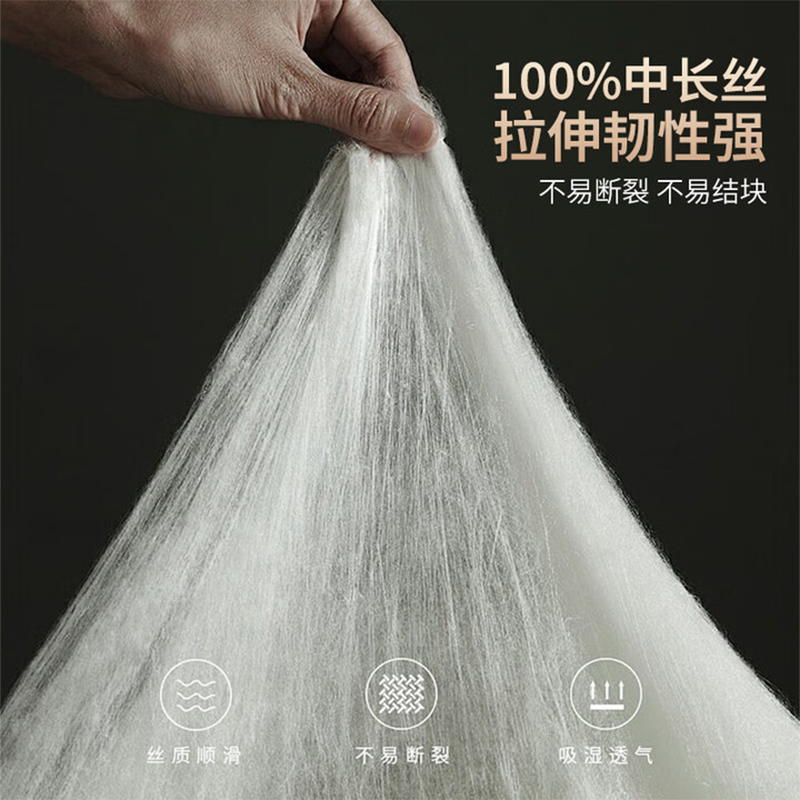 Muji Silk Quilt 100% Medium-Length Silk Quilt Core Single/Double Thickened Warm Winter Quilt All-Season Use