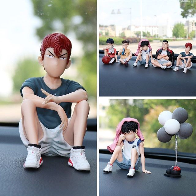 Dunk Basket Master Auto Swing hand-in-car In-car Ornament Cherry Wood Flower Road On-board Upscale Male Model Personality Creative-Taobao