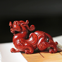 Wei Meng brave Indian lobular rosewood handhold ornaments mahogany carving Venus lucky literary play god beast 0840