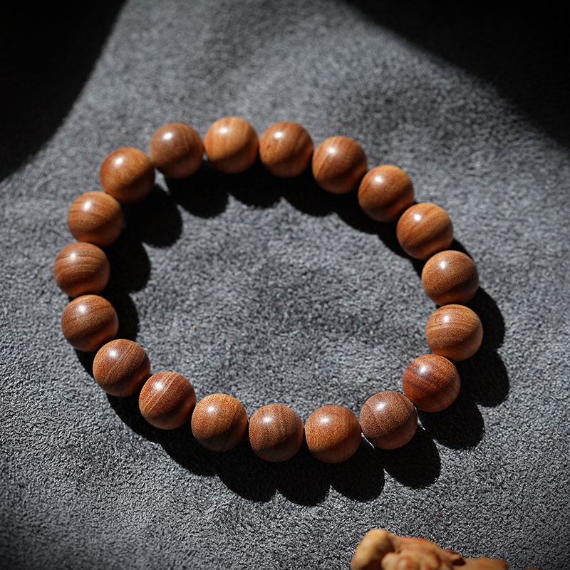 Collection Grade India Old Mountain Honolulu Black Flesh Tiger Leather Veins Sink Sailor Strings of Pearl Sandalwood Buddies Pearl B 10mm