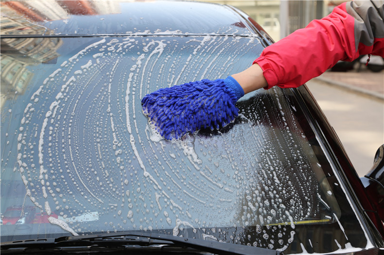 Găng tay rửa xe Găng tay rửa xe Chenille hai mặt Găng tay sang trọng - Sản phẩm làm sạch xe chổi cọ rửa xe ô tô
