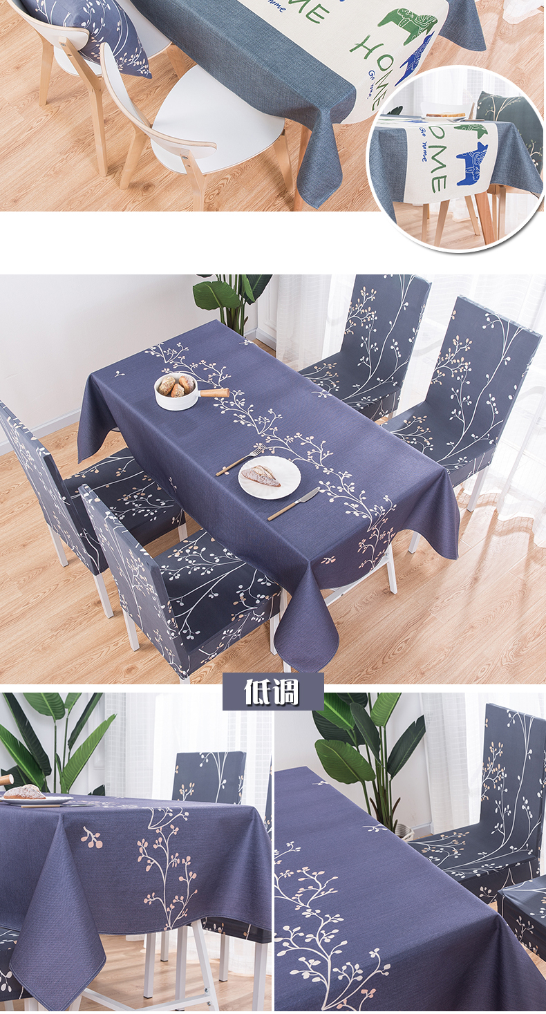 Mục vụ bông và vải lanh nhỏ tươi phù hợp với bàn vải nhà ăn bàn ghế bọc vải vải hình chữ nhật bàn cà phê khăn trải bàn khăn phủ bàn