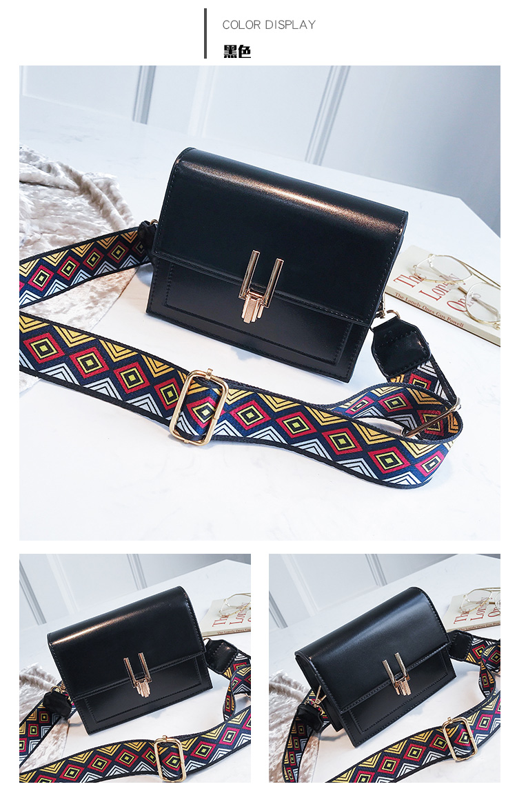 Túi xách nữ 2019 phiên bản mới Hàn Quốc của túi Messenger hoang dã thời trang nữ chic đơn giản retro rộng vai dây đeo túi vuông nhỏ - Túi xách nữ túi xách nữ đẹp