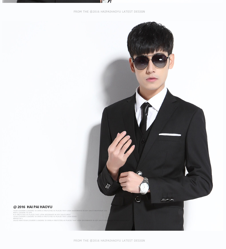 Costume homme HAIPAI HAOYU 100% Polyester pour printemps - Ref 1563269 Image 16