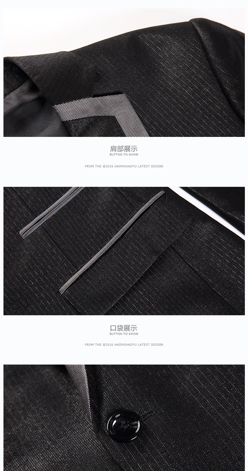 Costume homme HAIPAI HAOYU 100% Polyester pour printemps - Ref 1549835 Image 15