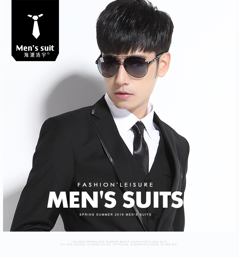 Costume homme HAIPAI HAOYU 100% Polyester pour printemps - Ref 1549793 Image 7