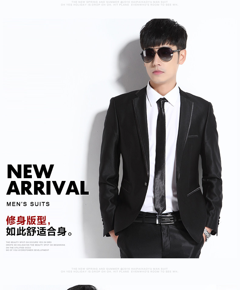 Costume homme HAIPAI HAOYU 100% Polyester pour printemps - Ref 1549850 Image 9