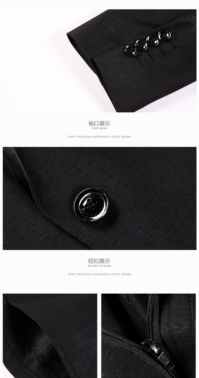 Costume homme HAIPAI HAOYU 100% Polyester pour printemps - Ref 1549823 Image 15