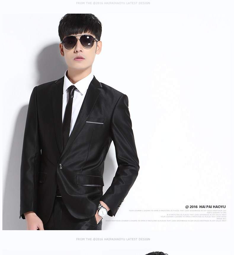 Costume homme HAIPAI HAOYU 100% Polyester pour printemps - Ref 1549828 Image 15