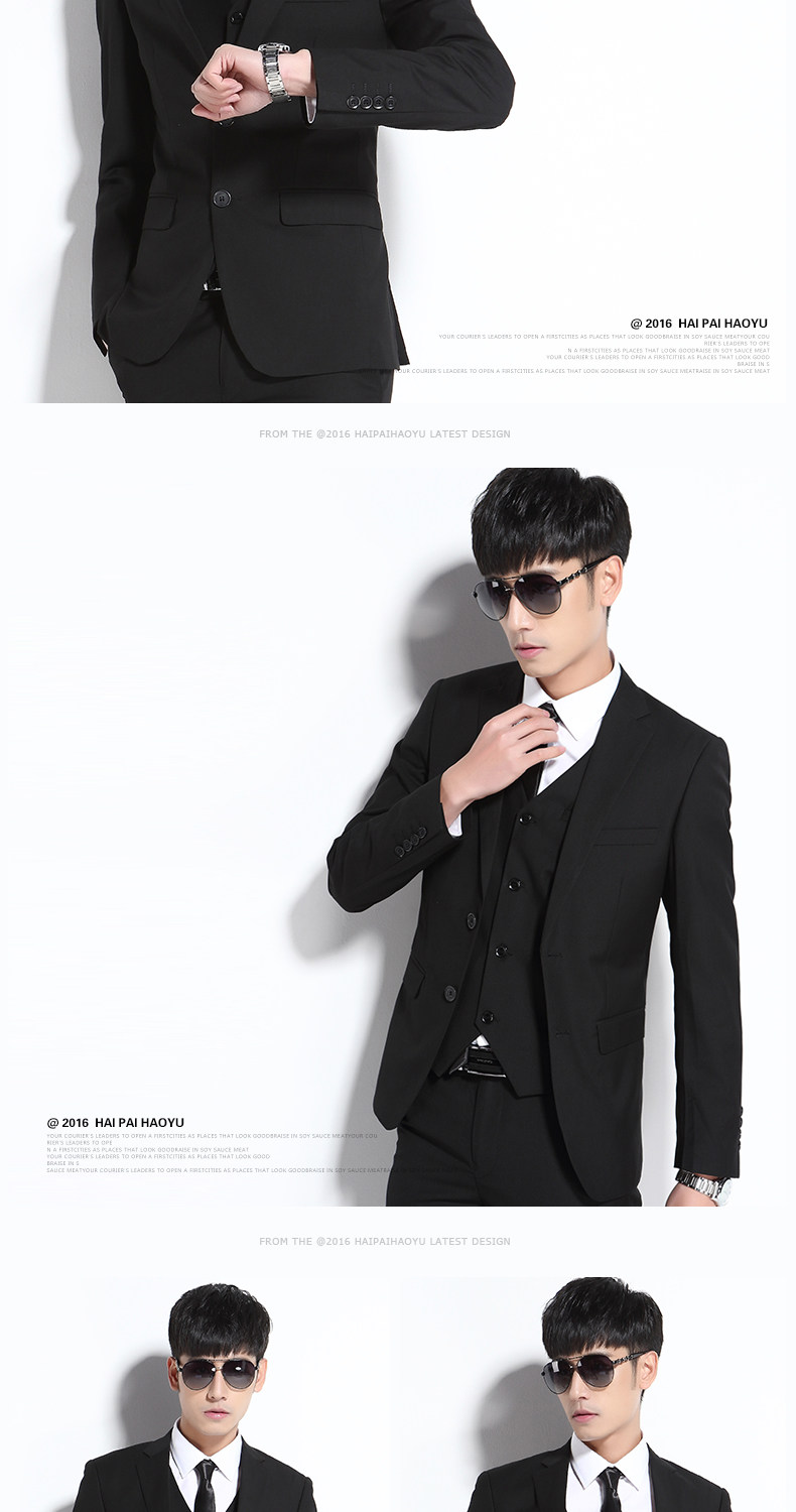 Costume homme HAIPAI HAOYU 100% Polyester pour printemps - Ref 1549833 Image 18