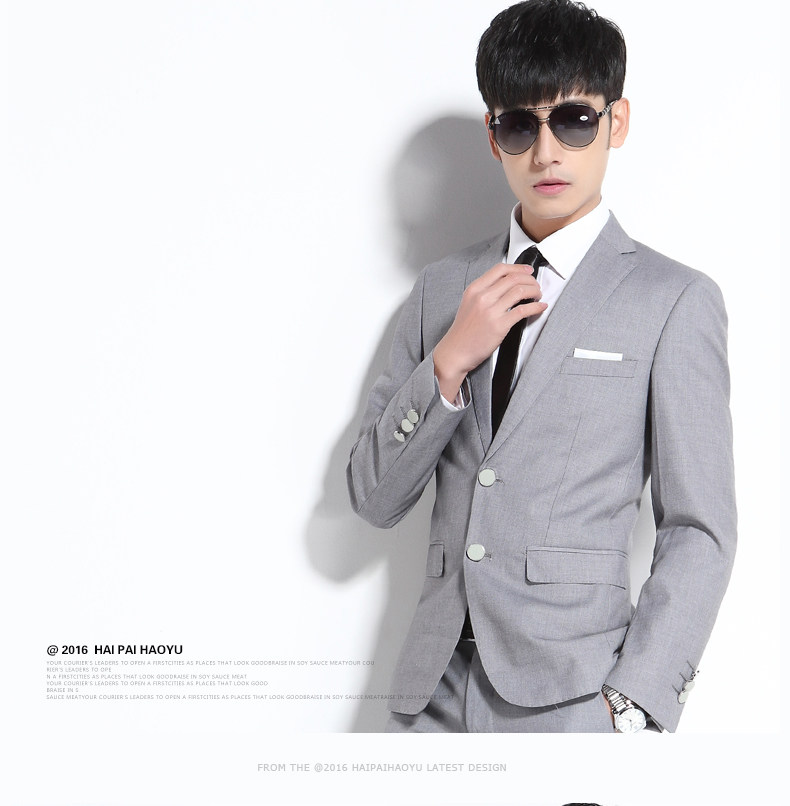 Costume homme HAIPAI HAOYU 100% Polyester pour printemps - Ref 1563269 Image 20