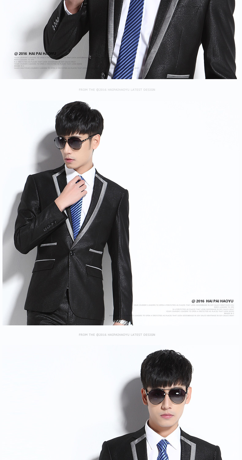 Costume homme HAIPAI HAOYU 100% Polyester pour printemps - Ref 1549835 Image 11