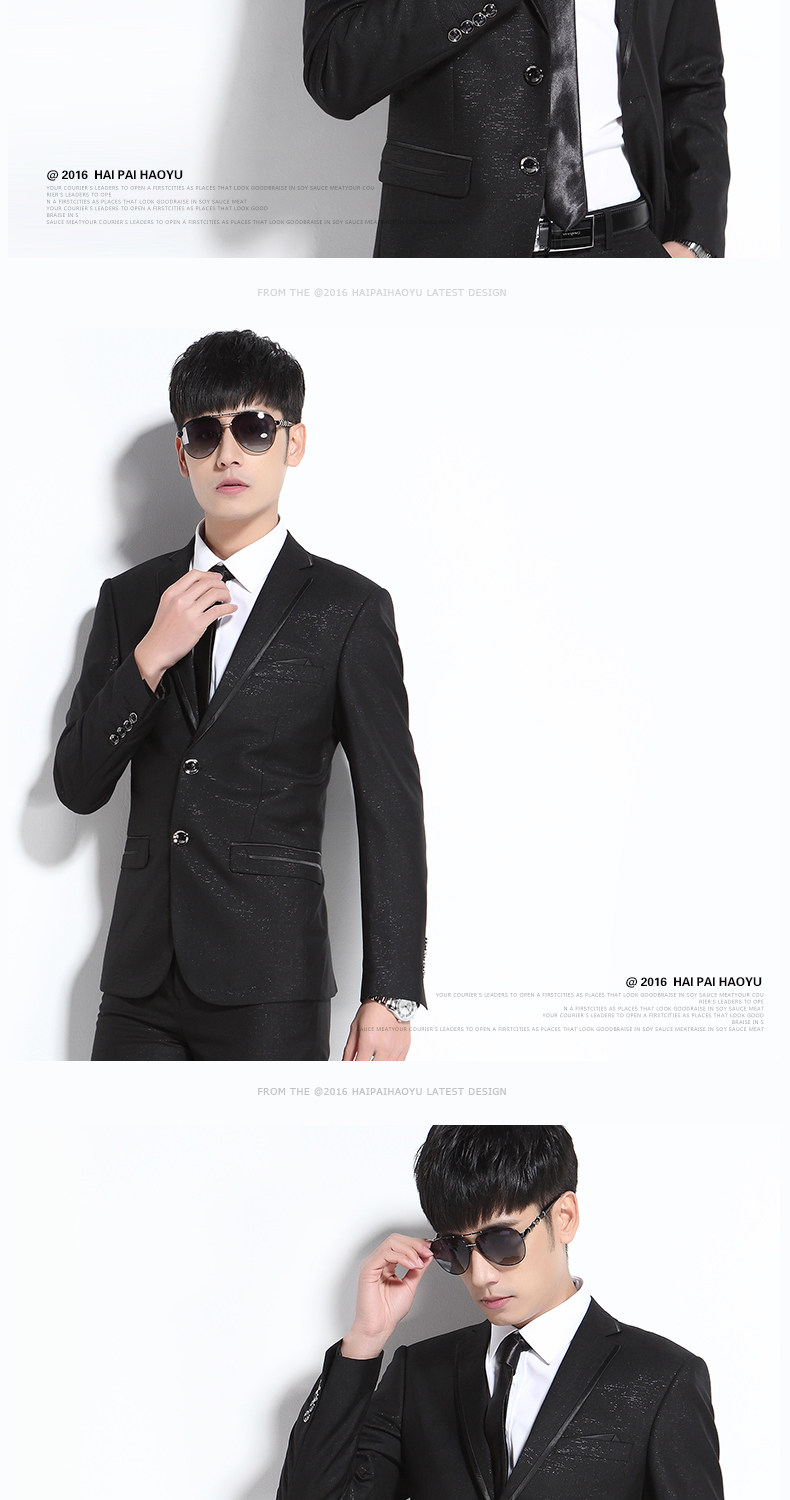 Costume homme HAIPAI HAOYU 100% Polyester pour printemps - Ref 1549823 Image 11