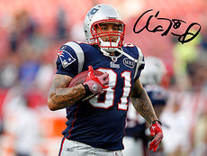 Сувенирные фотокарточки nfl 新英格兰爱国者 aaron hernandez