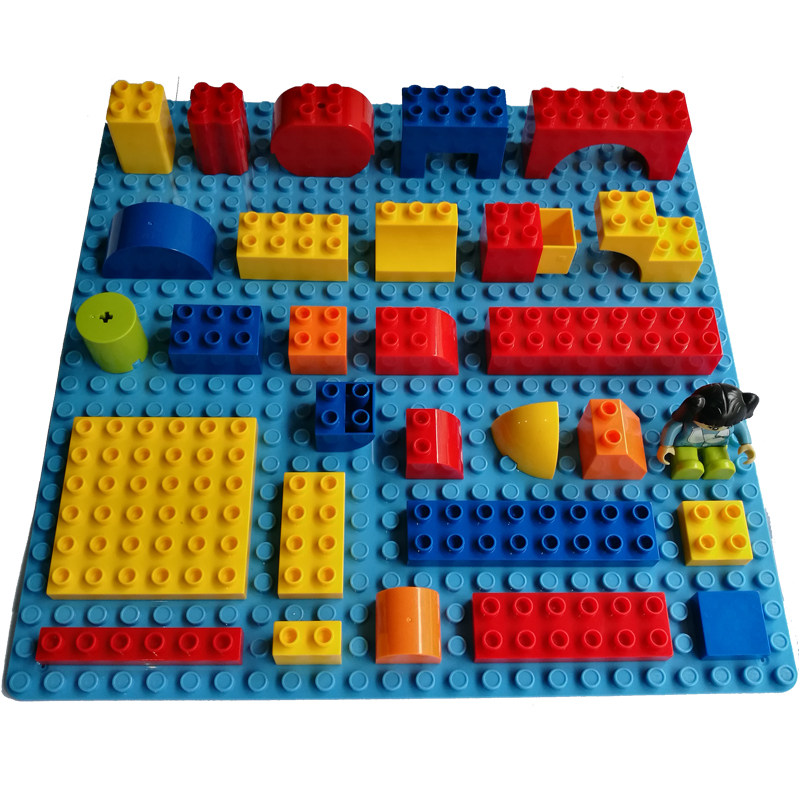 Bunbao Large Grain Building Block Children Parquet Assembly Toy Common Base Block Large Parts Bulk Accessories Base Plate
