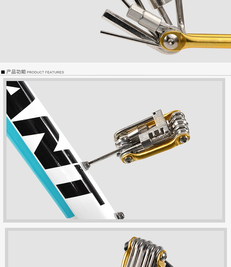 Clé pour réparation vélo ROCKBROS - Ref 2302559 Image 23