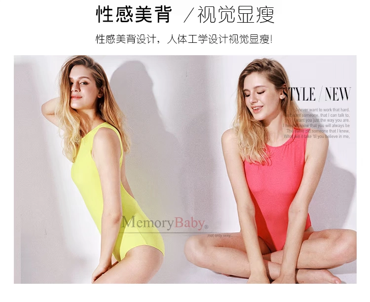 MEMORBABY kỳ nghỉ mới gợi cảm che bụng thon gọn ngực nhỏ thu thập tam giác áo tắm một mảnh phụ nữ - Bộ đồ bơi One Piece
