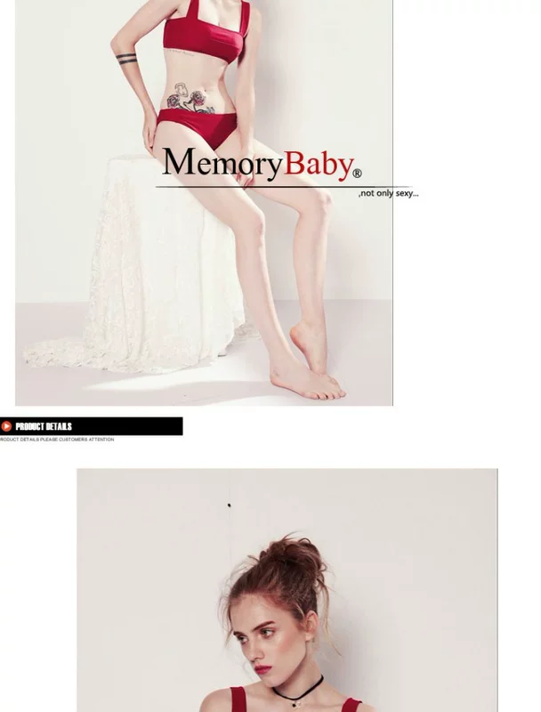 MEMORBABY bikini đơn giản khí chất mặc đồ bơi nữ bơi thể thao giản dị gợi cảm du lịch sản phẩm mới - Bộ đồ bơi hai mảnh áo tắm 2 mảnh