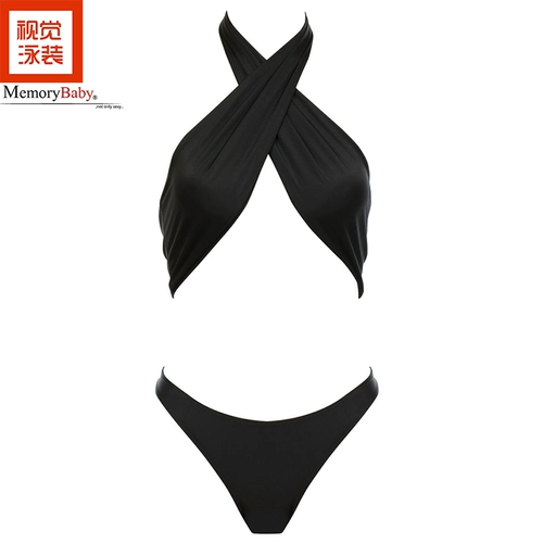 MemoryBaby Европейские и американские морские каникулы 2025 г. Новый сексуальный кросс-ремешок повседневный треугольник