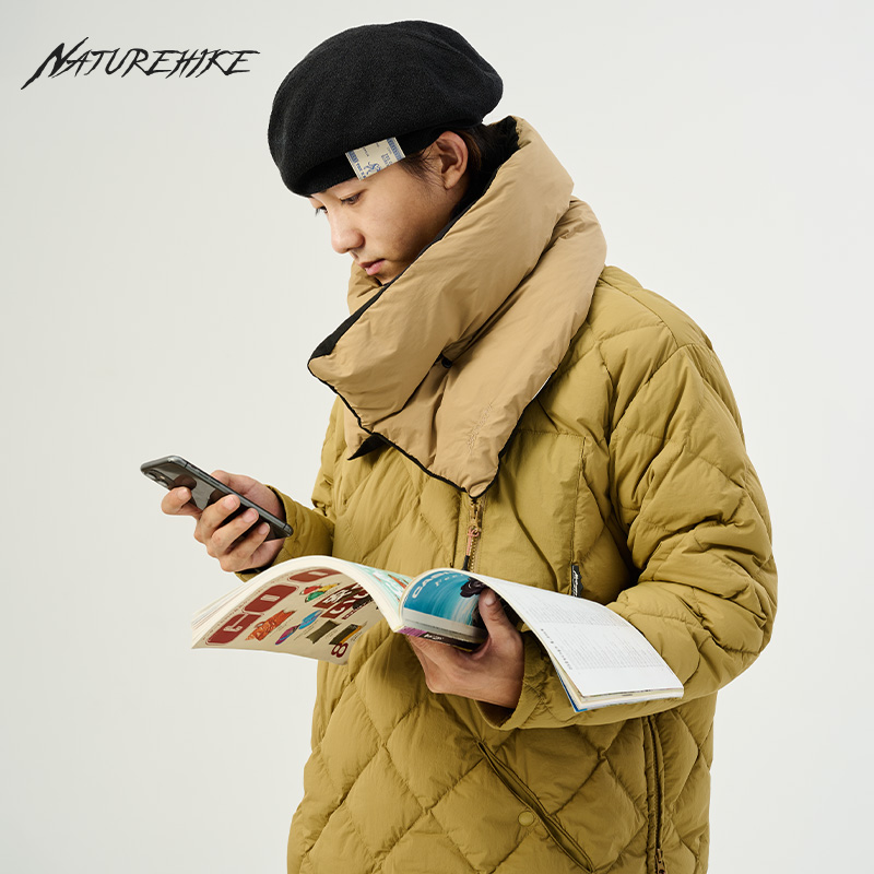 Naturhike Norway guest draw Rope Down Scarf NECK WINTER MEN AND WOMEN OUTDOOR WHITE GOOSE DOWN THICKENED ANTI-CHILL WARM SCARF-Taobao