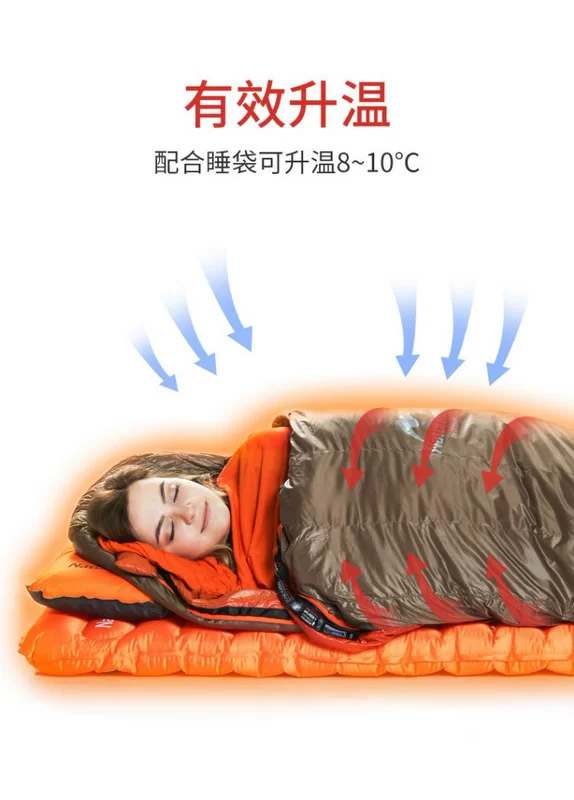 NH Mover Thermollite túi ngủ ấm lót lót di động khách sạn người lớn đơn lẻ trên tấm bẩn