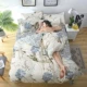 Khăn trải giường, ký túc xá sinh viên một mảnh, bộ đồ giường ba mảnh, chăn bông nữ, chăn đơn, nam 1,2 m, 1,5 m, bốn mảnh bộ ga trải giường everon