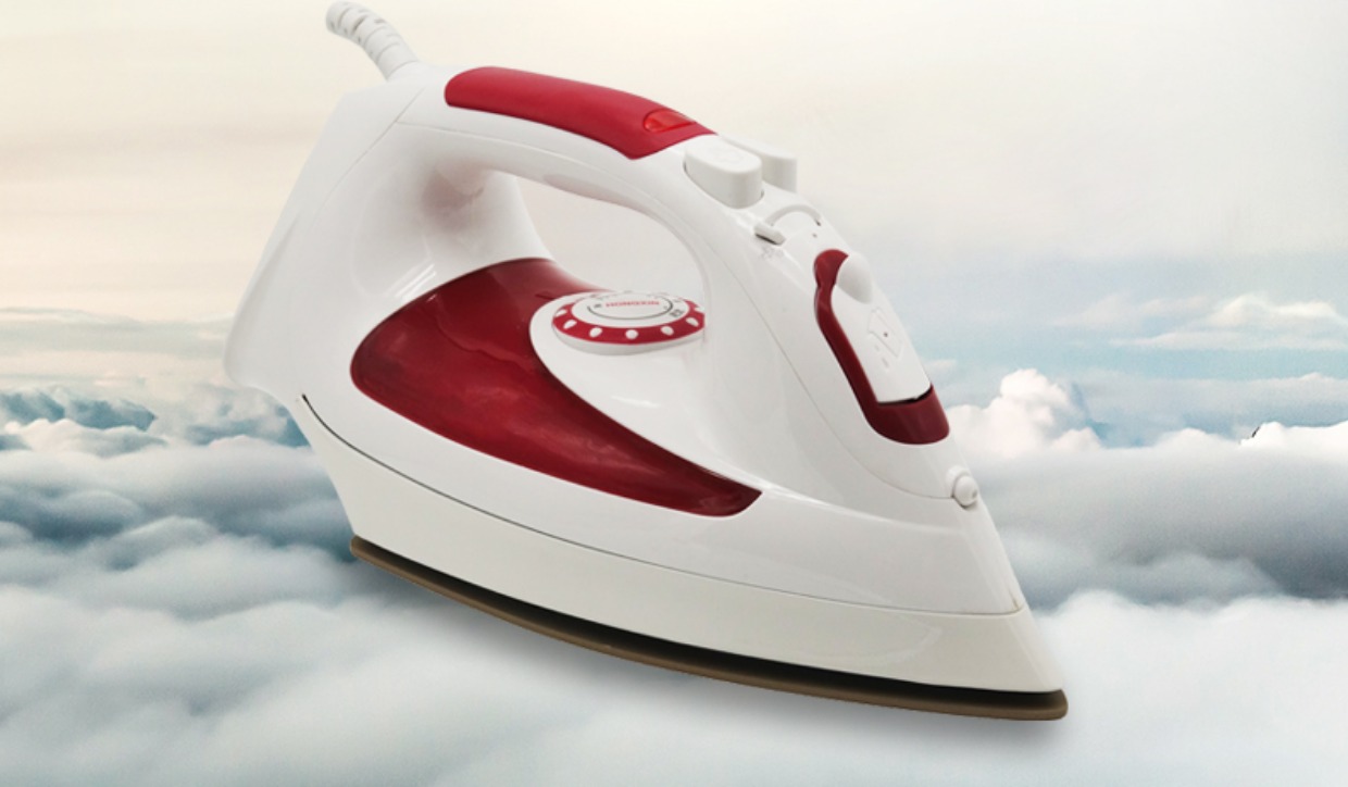 giá bàn là hơi nước Red Heart Steam Iron RH216 Điều khiển nhiệt độ gia dụng Treo sắt Máy ủi khô và ướt - Điện sắt máy ủi đồ