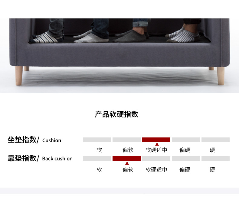 Nordic đơn giản căn hộ nhỏ hai hai ba vải giải trí sofa sofa thuê căn hộ nhỏ có thể tháo rời và có thể rửa đôi - Ghế sô pha ghế sofa cổ điển