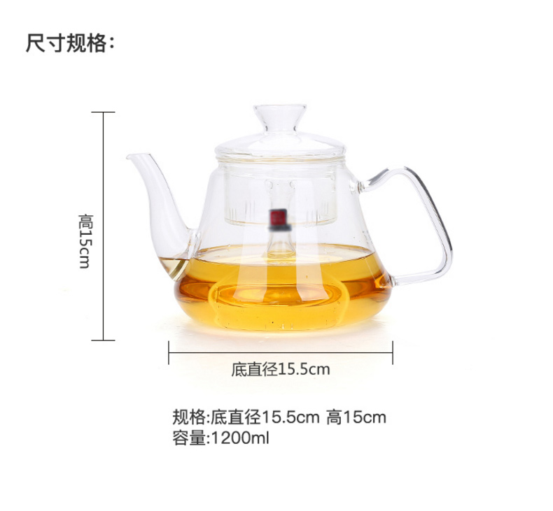 Glass tea teapot steam electric porcelain god TaoLu boiled tea steamer kettle boil tea, black tea, tea