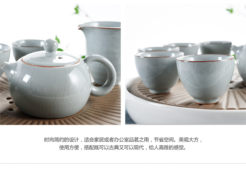 Household your up porcelain god kung fu tea set ceramic dry tea cups dish suits for Japanese contracted small tea sets tea sea