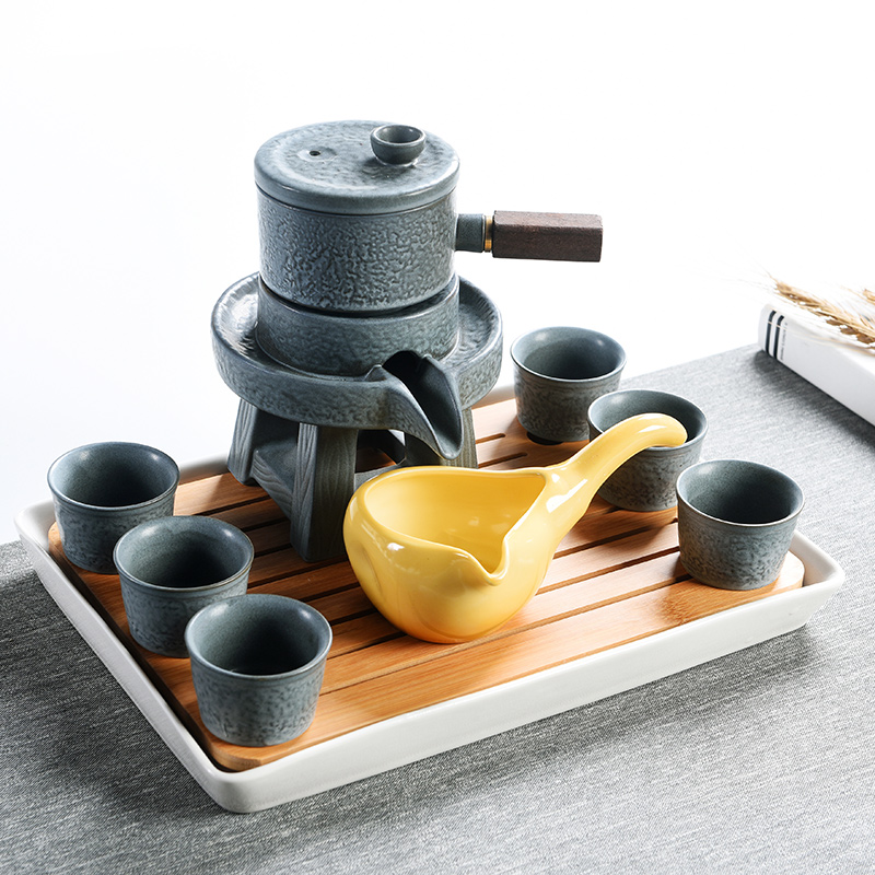 Porcelain ceramic small kung fu tea tray was god household utensils suit Japanese tea taking tea sea contracted the teapot tea cups