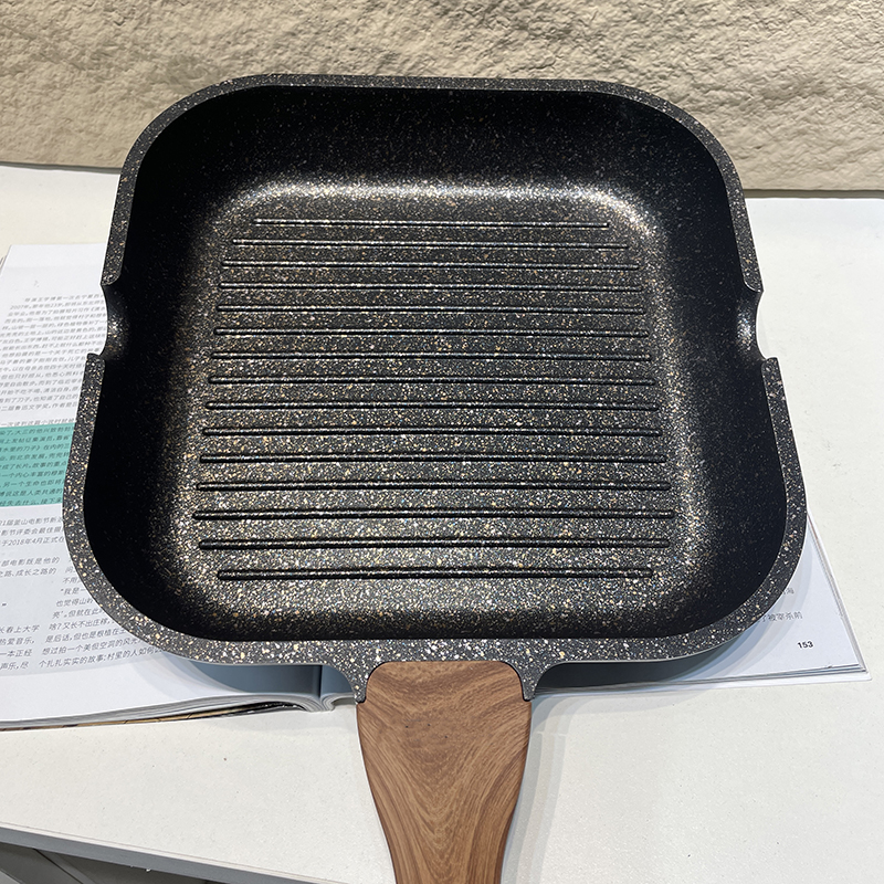 Export High-end German Imported Pancake Medical Stone Buffalo Steak Pan Steak eggs Home Non-stick Pan Frying Pan-Taobao