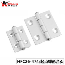 HFC26-47 47A 63 aluminum alloy butterfly hinge step taper hole hinge with raised Hinge profile