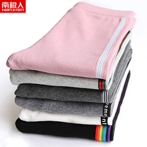 Childrens clothing girls spring and autumn 2021 new leggings Western style childrens striped trousers wear thin small pants