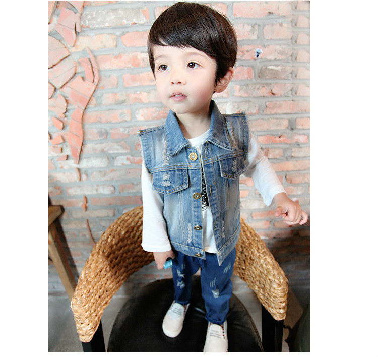 Gilet enfant en toile - Ref 2069076 Image 10