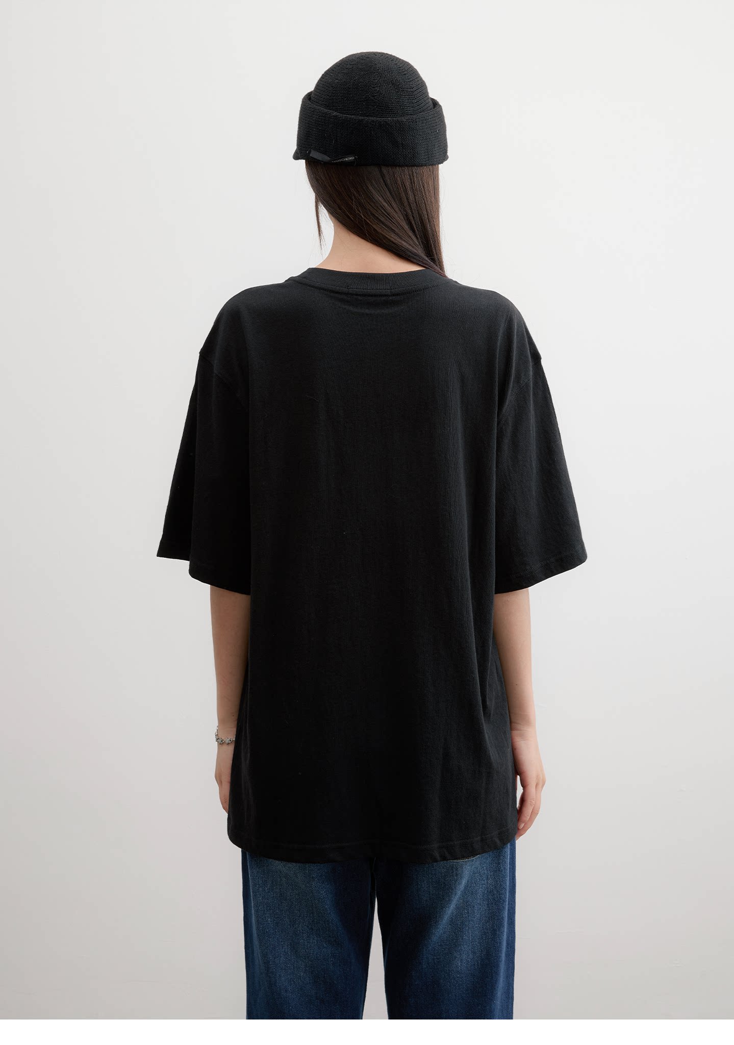 FUNKYFUN Vintage Equestrian Crayon Print Oversized Tee