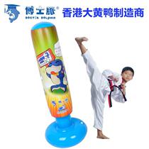  Doctor dolphin childrens inflatable tumbler boxing sandbag thickened water injection childrens health fitness vent toy